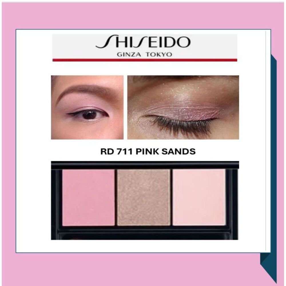 Shiseido Luminizing Satin Eye Color Trio - RD711 Pink Sands REFILL ONLY NEW